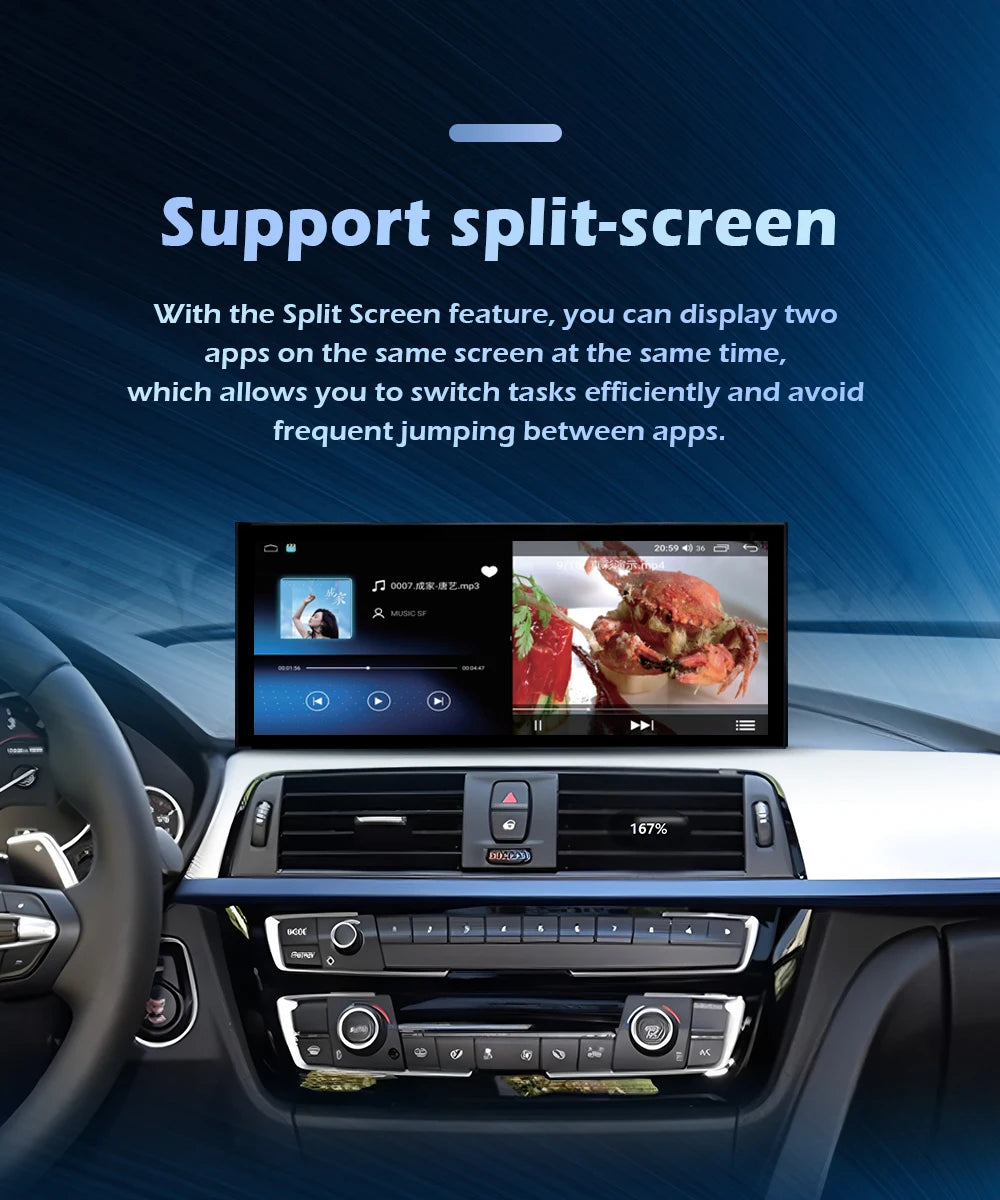Car Raido Multimedia Player Android 16 For BMW 5 Series F10 F11 2011-2017 Wireless CarPlay
