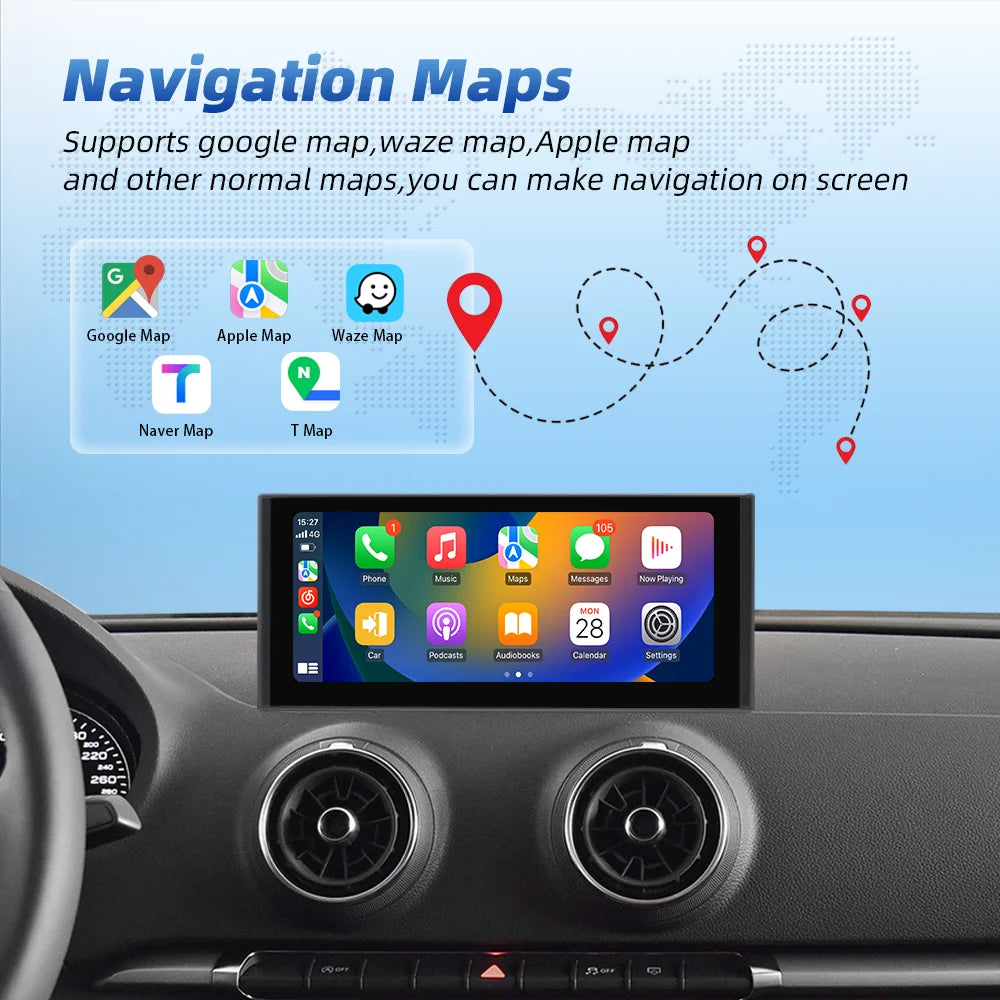 Linux Wireless CarPlay For Audi A3 8V 2013-2020 Multimedia Screen Android Auto Car Radio G
