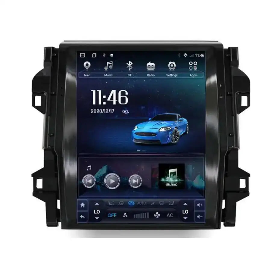 GPS Carplay 12.1'' Car Radio Vertical Screen For TOYOTA Fortuner HILUX Revo 2016-2022 Andr