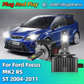 LED Headlight HID D1S Bulbs Canbus Car Light 30000LM Bright For Ford Focus MK2 RS ST 2004