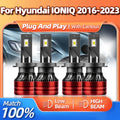 Turbo LED Headlight H7 9005 HB3 Canbus Car Lights 240W 40000LM Auto Headlamp For Hyundai I