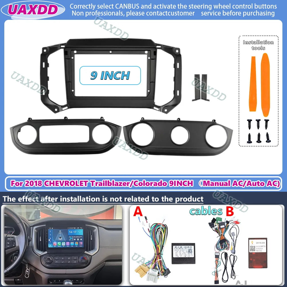 For CHEVROLET S10 Colorado Trailblazer ISUZU D-MAX MU-XS car dvd Android video audio multi