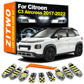 ZITWO 11Pcs Canbus LED Interior Dome Map Roof Light Kit For Citroen C3 Aircross 2017 2018 2019 2 - Automotive LED Light