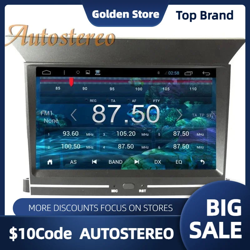 Android 13 Carplay For Honda Pilot 2009-2015 Car GPS Navigation HeadUnit Multimedia Player