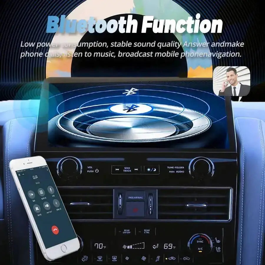 12.3" Android15 Screen For Nissan Patrol Amanda 2011-2024 Car Radio GPS Navigation 4G Carp | AUTOKITSHOP