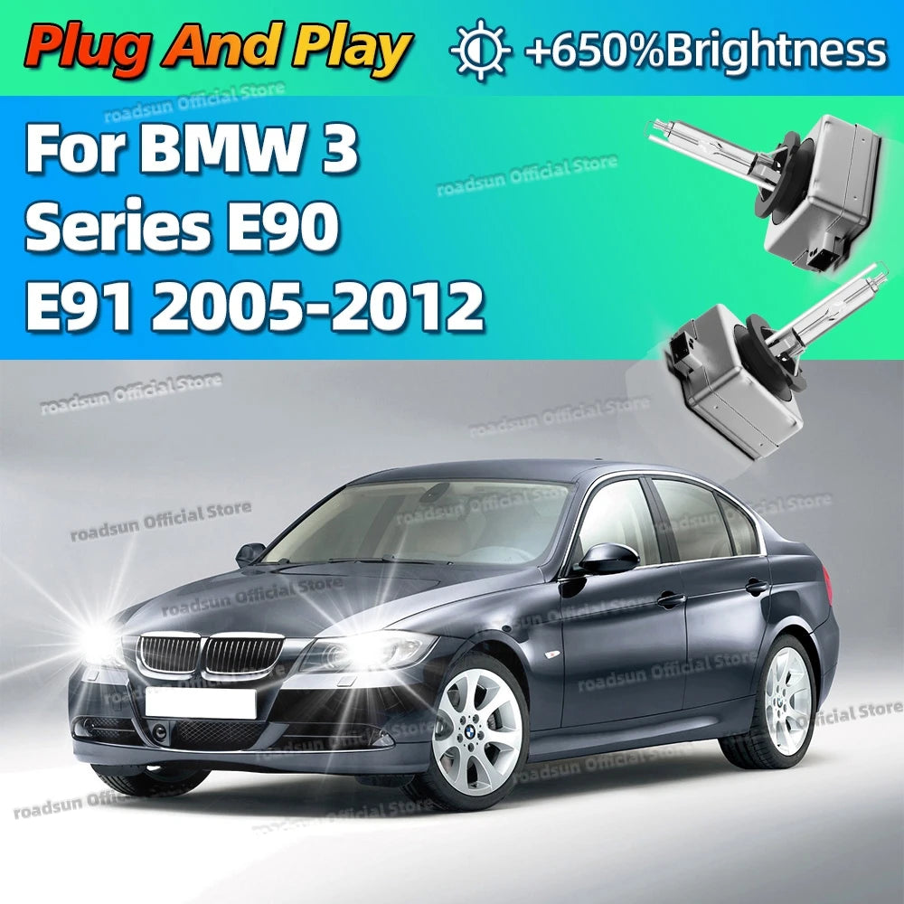 35W D1S Xenon HID Standard Auto Lamps Car HeadLight Bulb 6000K For BMW 3 Series E90 E91 20