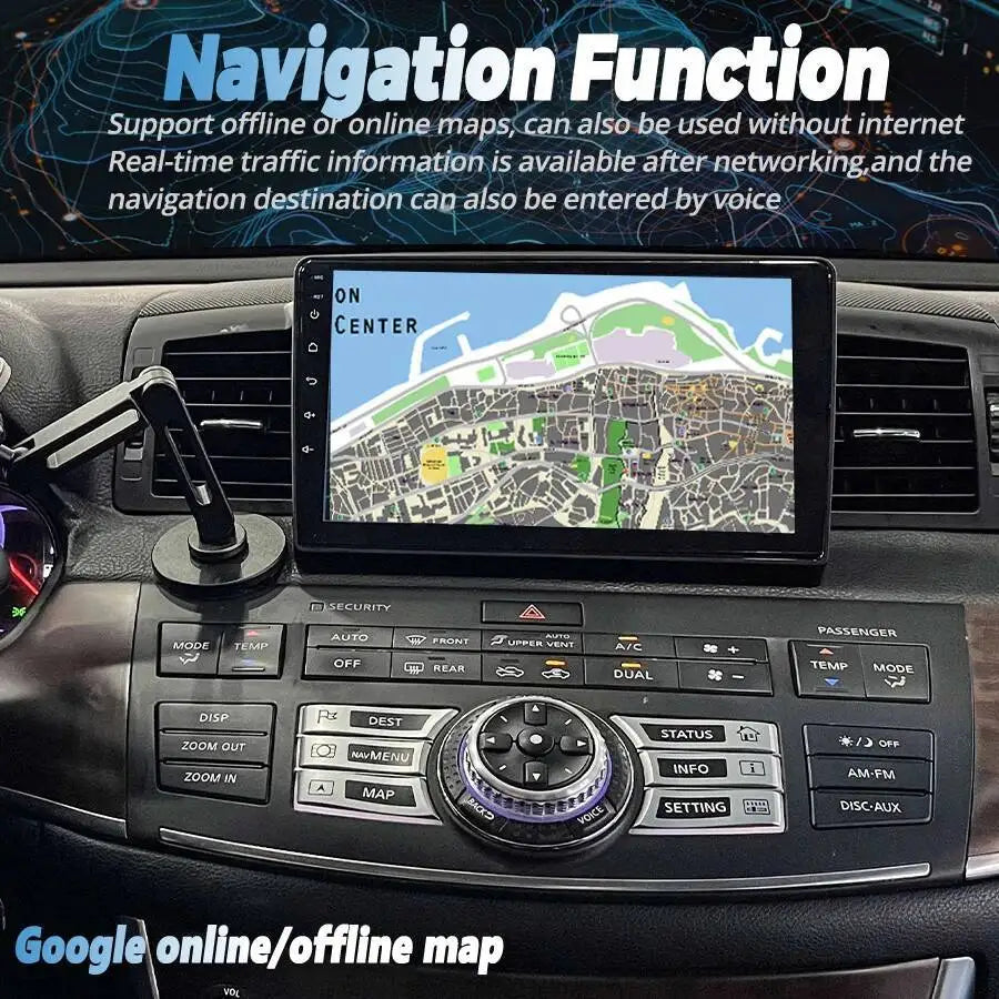 For Infiniti M35 2007-2010 Android 15 Car Radio GPS Navigation Auto Stereo Screen Multimed