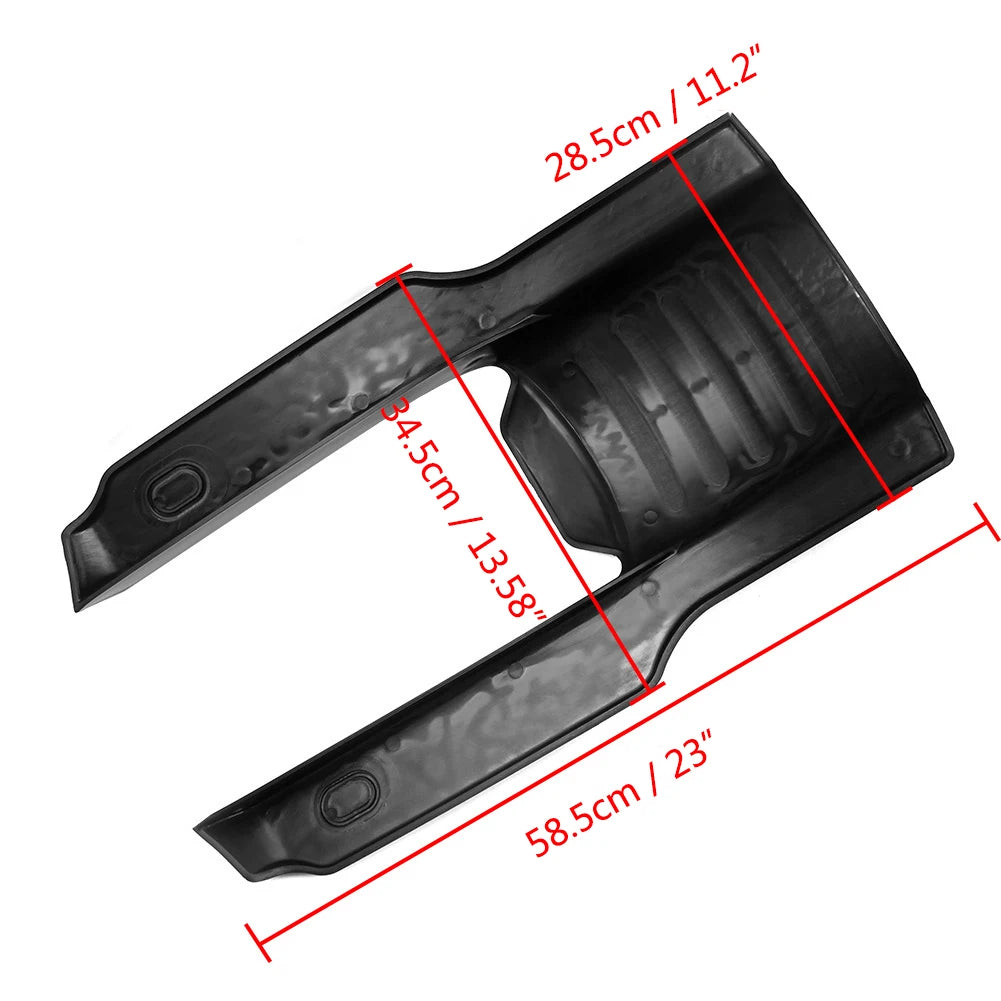 7" Motorcycle Rear Fender Extension Stretched Bag Filler For Harley Touring Road King Street Gli - Automotive LED Light