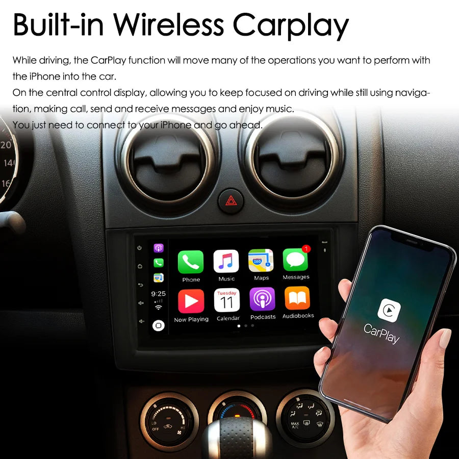 Android 14 Car Multimedia Video Player Autoradio For Nissan Rogue 2010 2009 2015 GPS Stere