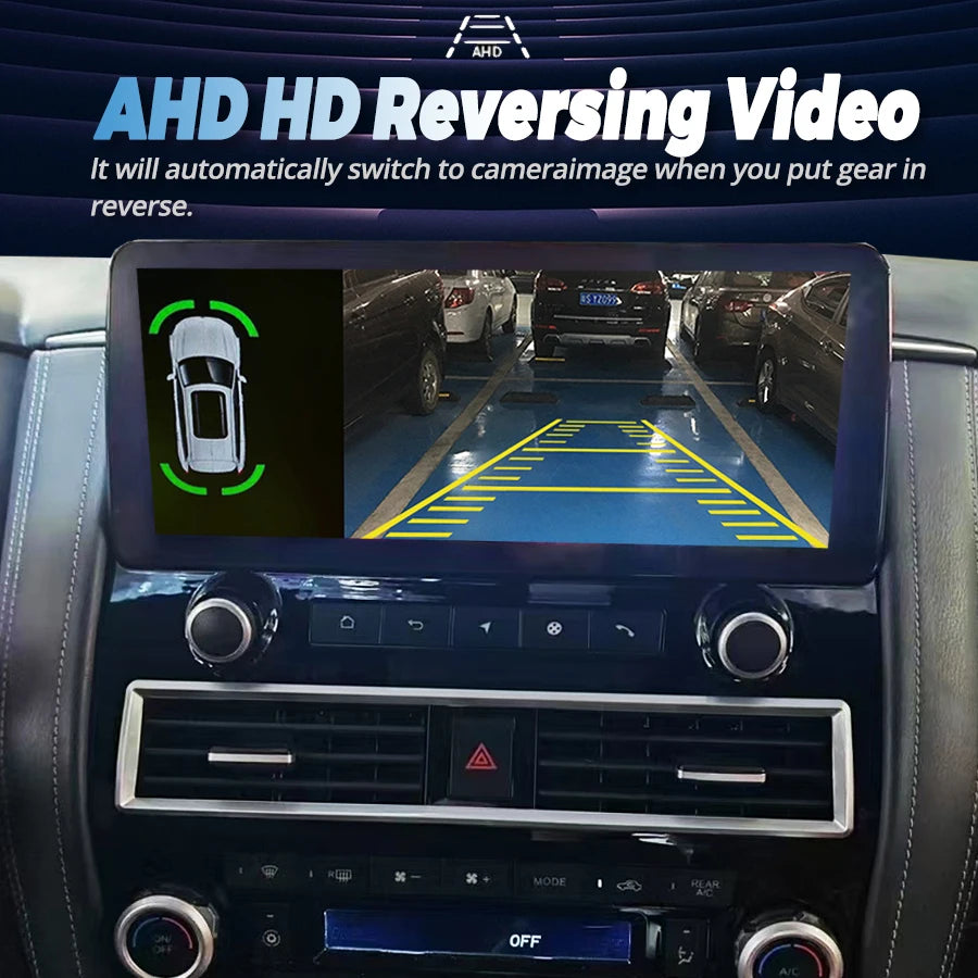 For Nissan Patrol Y61 Y62 Infiniti QX80 QX56 Car Radio 12.3 inch Android 14 GPS Navi Video | AUTOKITSHOP
