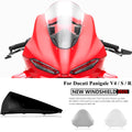 Wind Screen Fit Ducati Panigale V4 V4S V4R 2025 Motorcycle Windshield Windscreen for V4S V4R V4 - Automotive LED Light