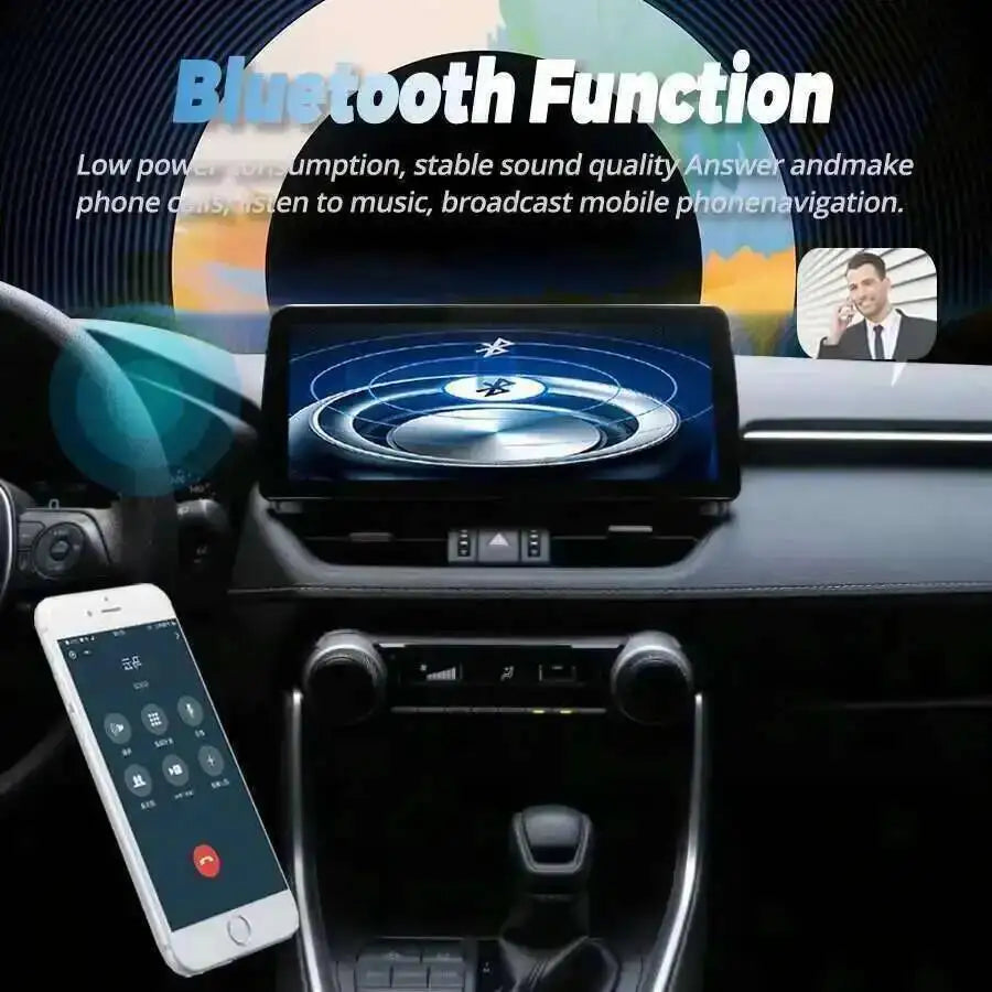 12.3inch Wireless Carplay Android Auto For Toyota Rav4 Prime XSE 2021 2025 Systems Car Rad