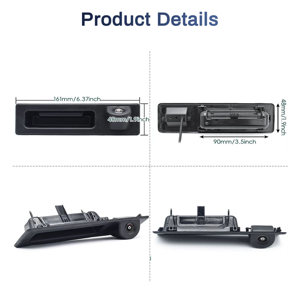 Trunk Handle Camera AHD 1080P 170°Car Rear For BMW F30 F10 F11 X3 F25 F31 F46 X1 F48 F22 3