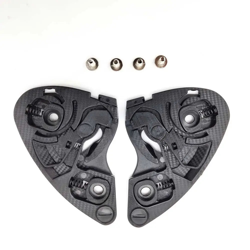 Pair Motorcycle Helmet Visor Base For Shoei Z7 X14 CWR1 Xspirit RF1200 NXR Black