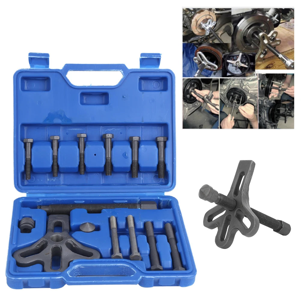 Car Steering Wheel Puller Kit Remover Harmonic Balancer Gear Pulley Car Repair Tool Harmonic Bal - Automotive LED Light