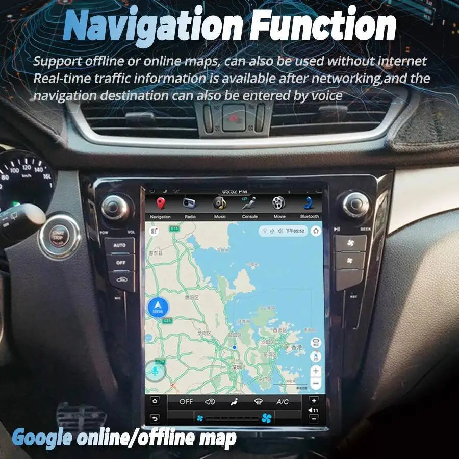 Android 14 For Nissan Navara Terra Frontier NP300 2018 -2020 Car Radio Stereo Multimedia V | AUTOKITSHOP