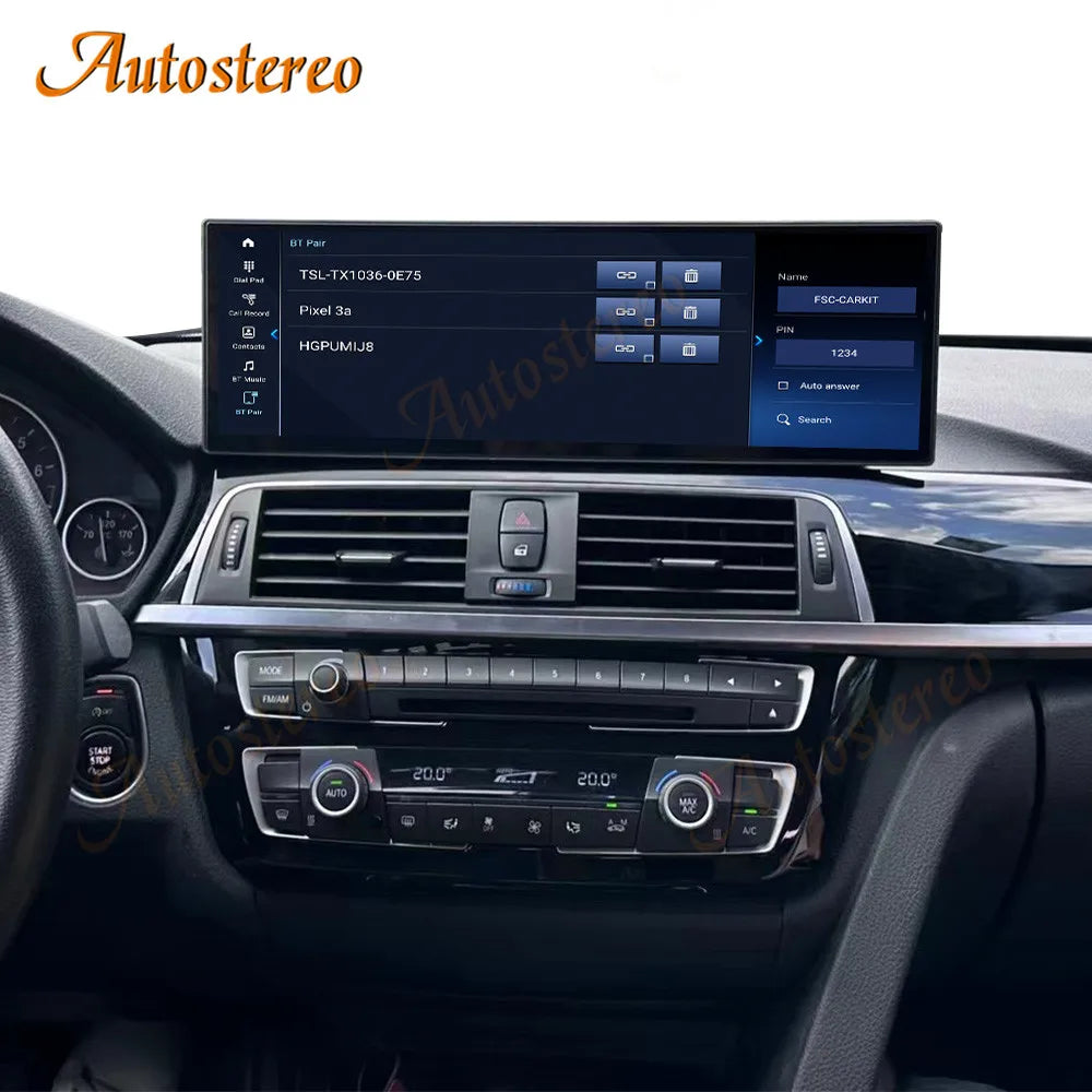 ID8 14.9 Inch Android 14 Carplay For BMW 3 Series F30 F31 BMW 4 Car Multimedia Player GPS