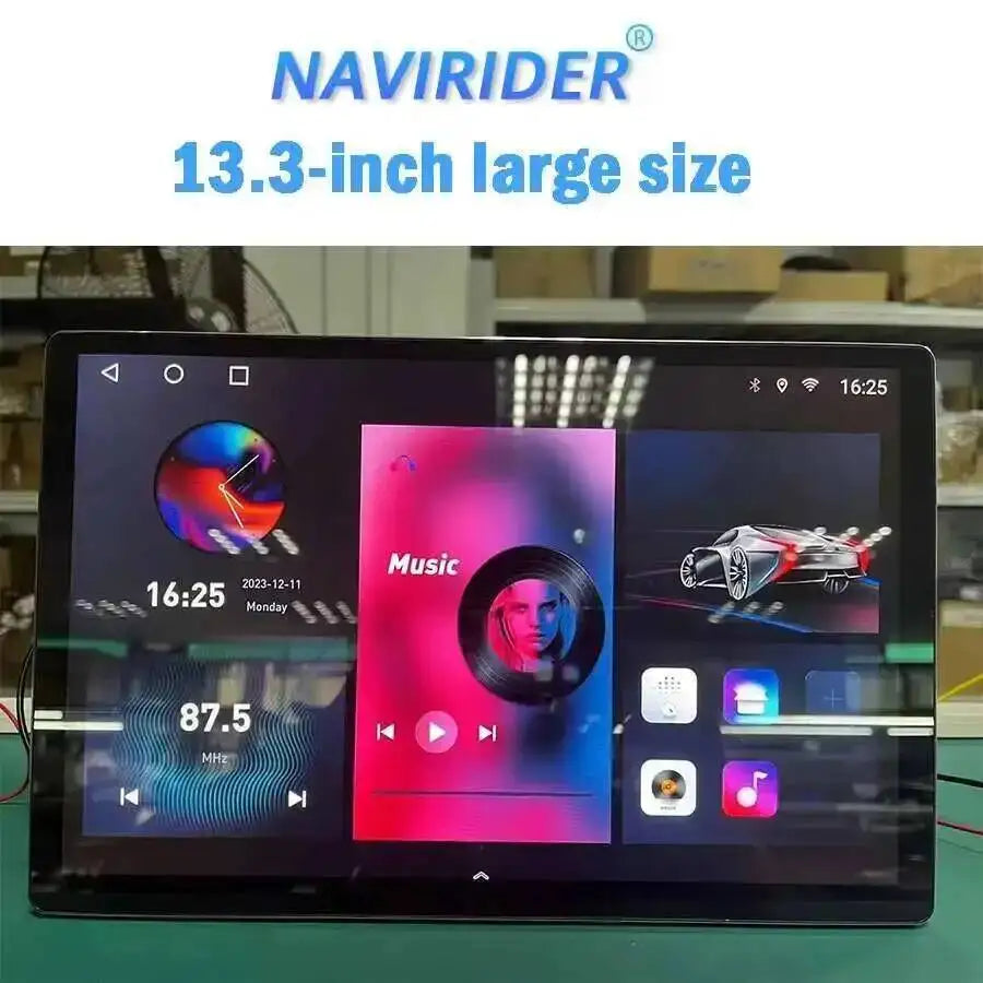13.3inch Wide Screen Android 15 Car Video Player 2Din Radio Stereo For Toyota Chr 2016-202