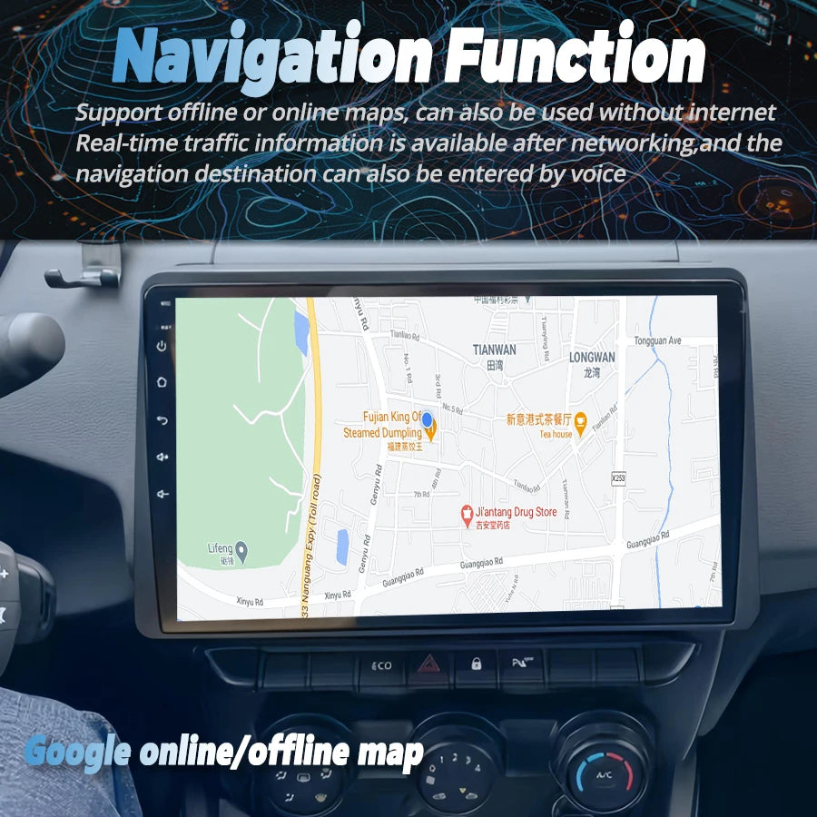 Android 14 Car Video Player GPS For Renault Duster HM 2 Arkana 1 2019-2023 Radio Tarago Mu