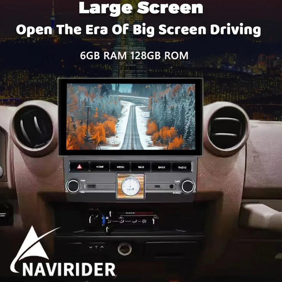 Android 14 Car Radio For Toyota Land Cruiser LC70 LC75 LC76 2Din Stereo Carplay Autoradio  | AUTOKITSHOP
