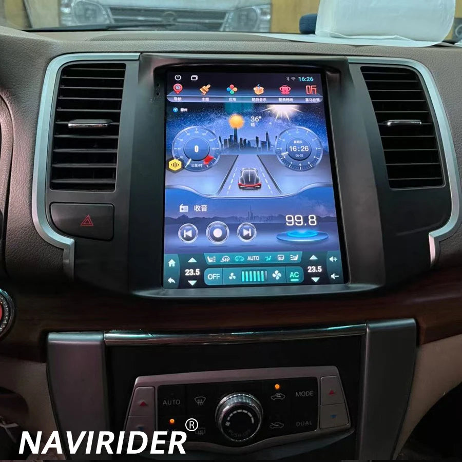 Navi For Nissan Teana J32 2008 - 2013 9.7inch Vertical 2DIN DSP GPS 256GB ScreenAutomatic
