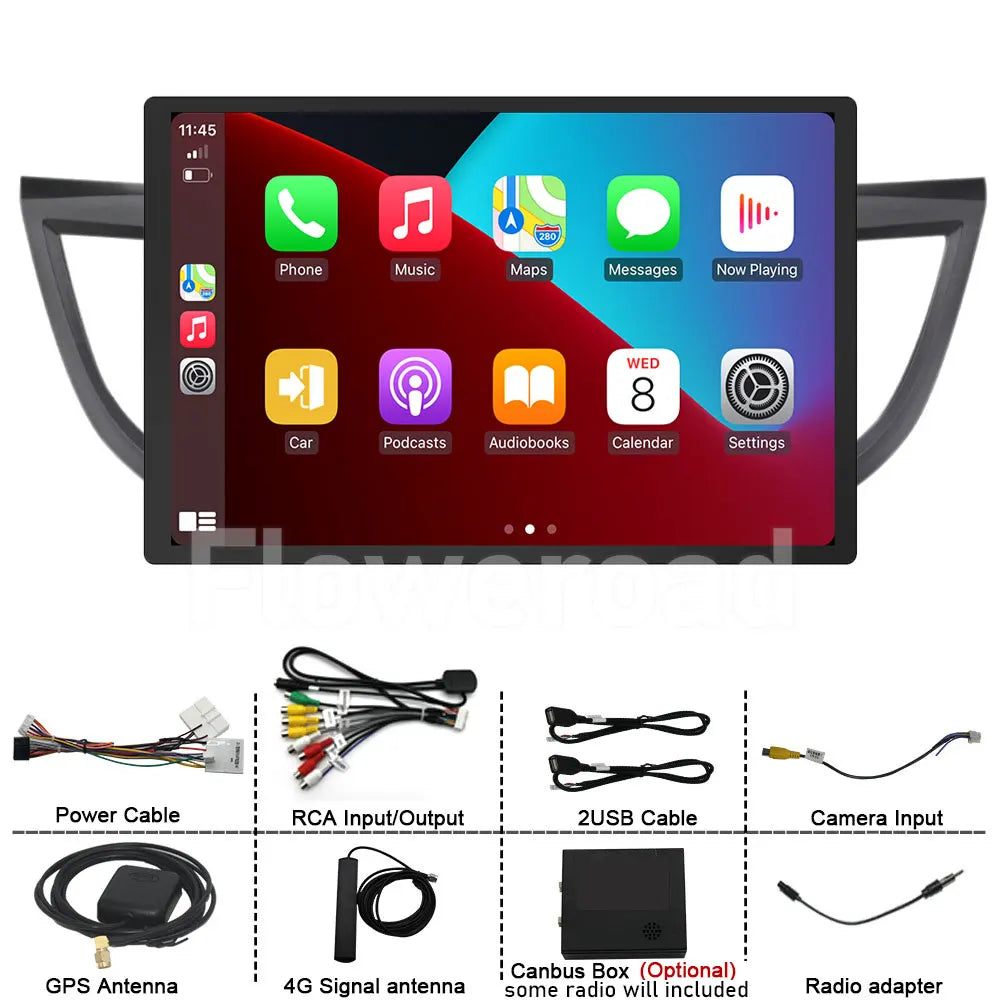 13 inch Android15 For Honda CRV CR-V 2012 2013 2014 2015 2016 Car Radio Multimedia Player  | AUTOKITSHOP