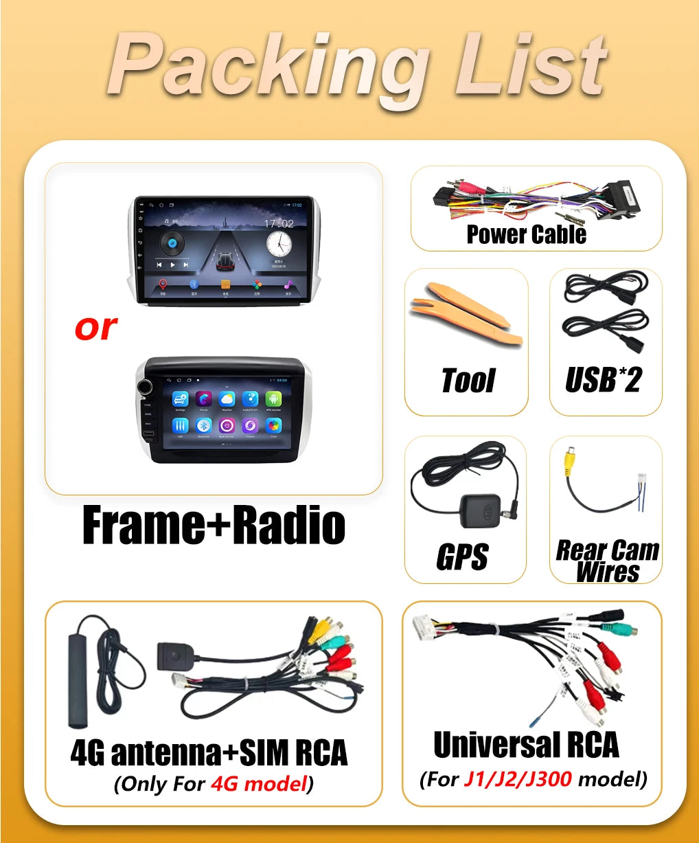 Android 16 Car Radio For Peugeot 2008 208 Series 2012 2013 2014 2015 2016 2017 2018 Carpla | AUTOKITSHOP