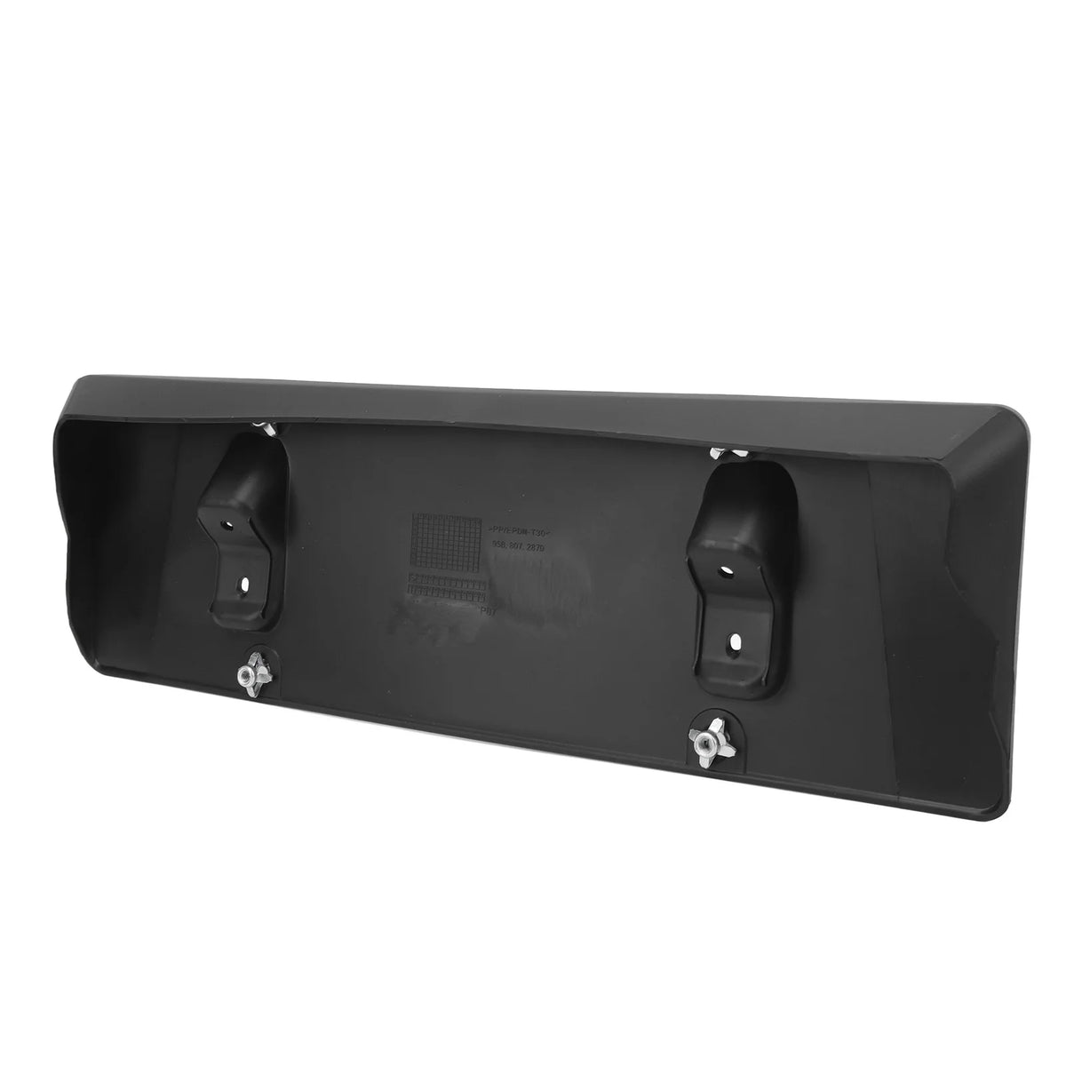 Front License Plate Bracket Front License Plate Bracket 95B807287 Bumper License Plate Mount Hol - Automotive LED Light