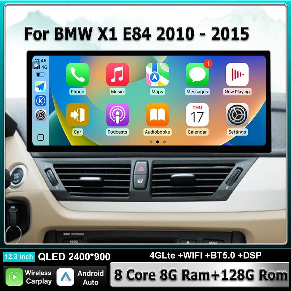 Car Radio Android Auto Multimedia Player Android 16 Carplay For BMW X1 E84 2010 - 2015 CCC