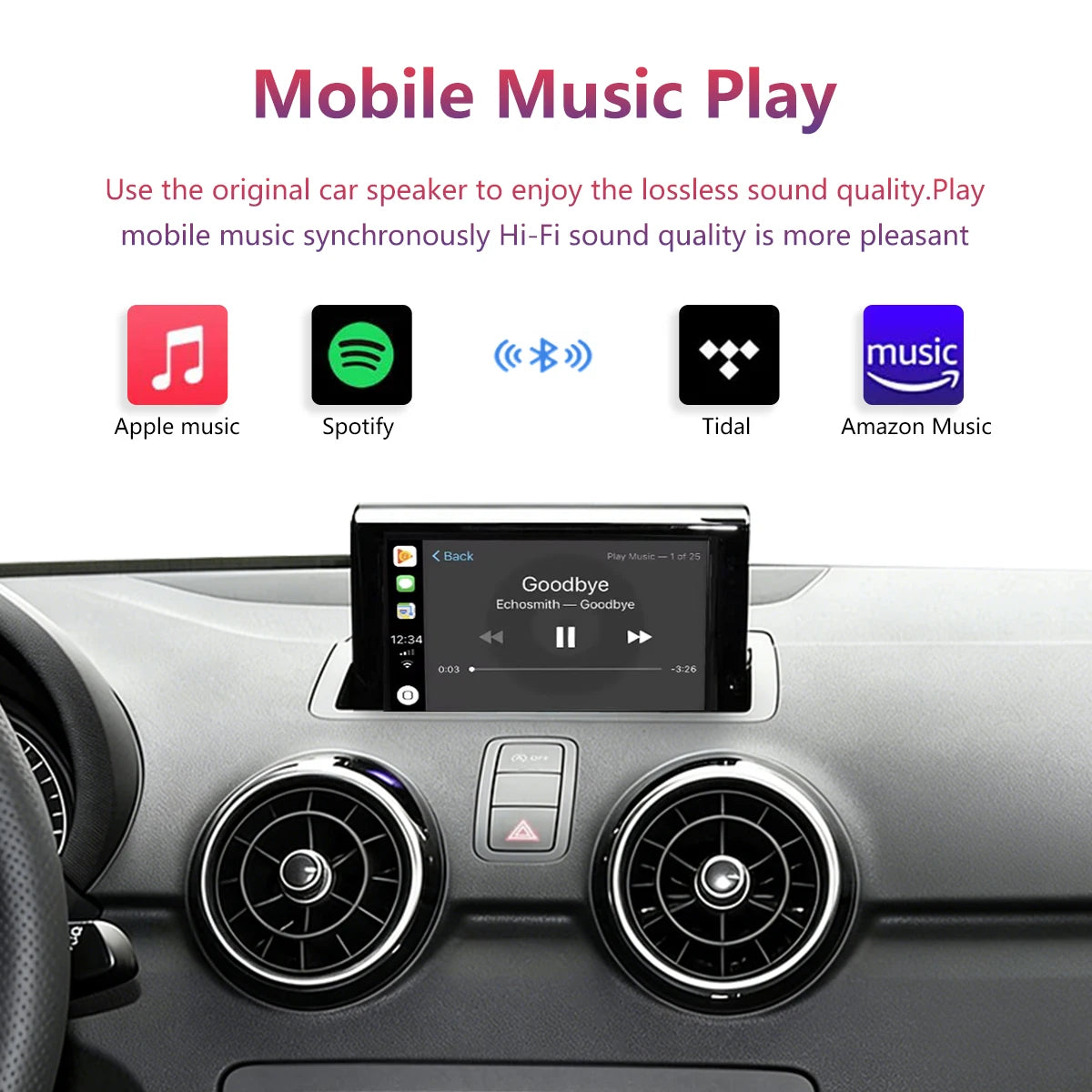 WRWD Wireless CarPlay Android Auto For Audi A1 Q3 2012-2018 2G/3G MMI HN+ RMC With AirPlay