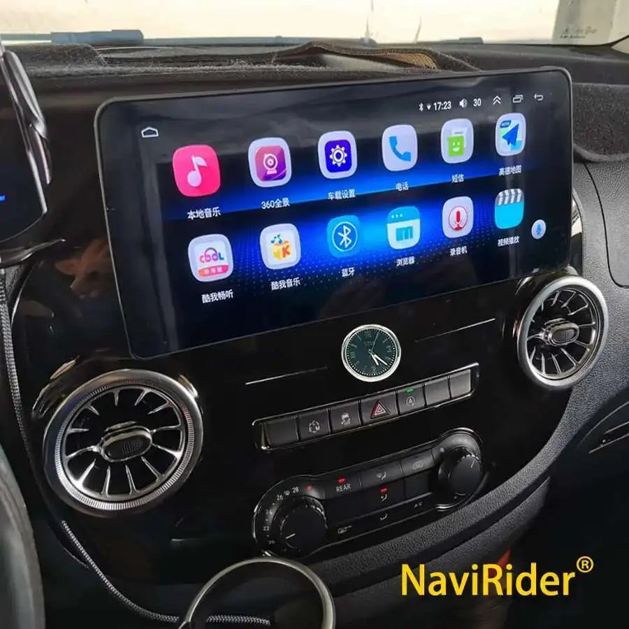 12.3Inch 2Din Car Radio Android Screen Carplay For Mercedes Benz Vito 116 2016 Stereo GPS