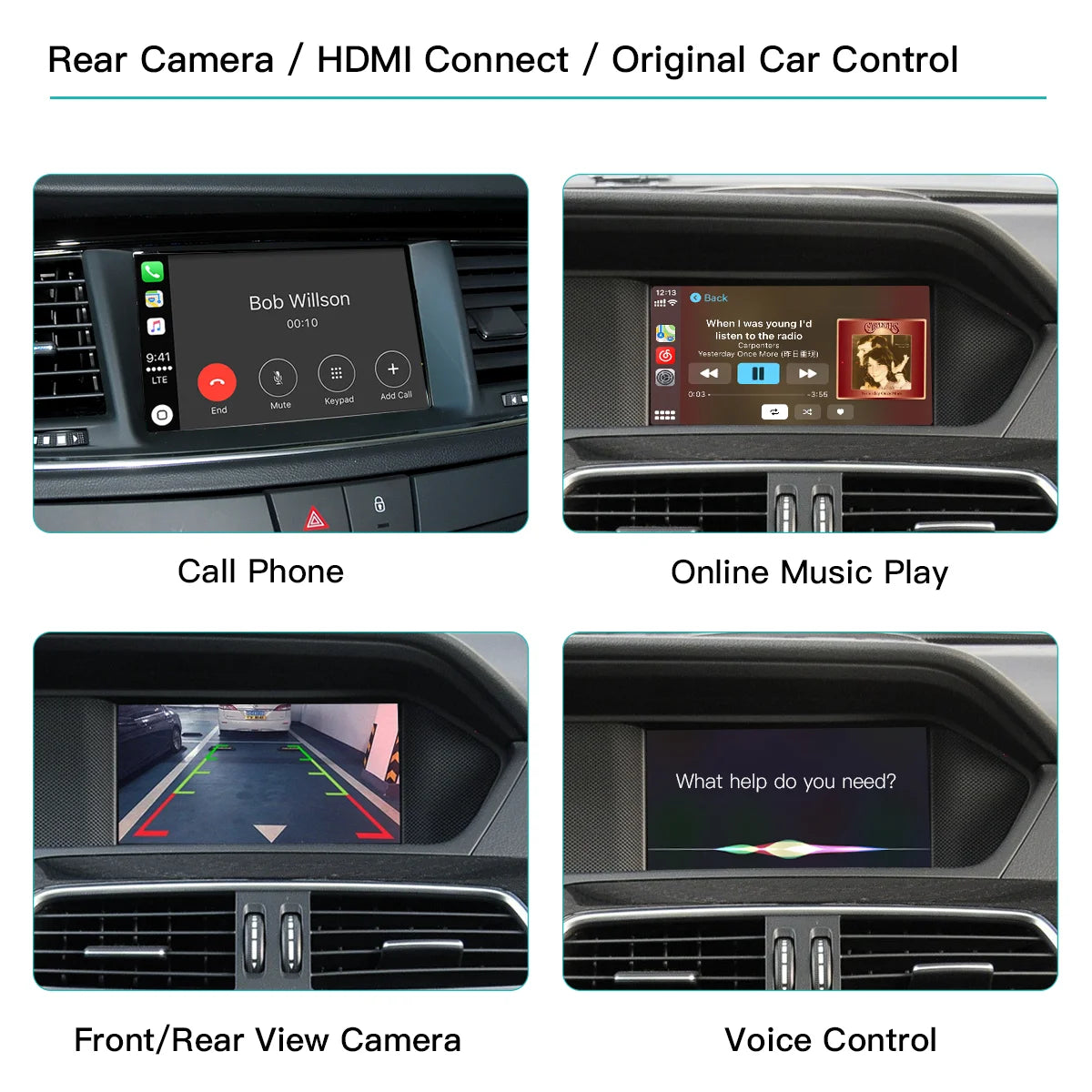 Wireless Carplay Android Auto for Mercedes Benz C117 W176 W204 W204 CLS GLK Class NTG 4.5  | AUTOKITSHOP