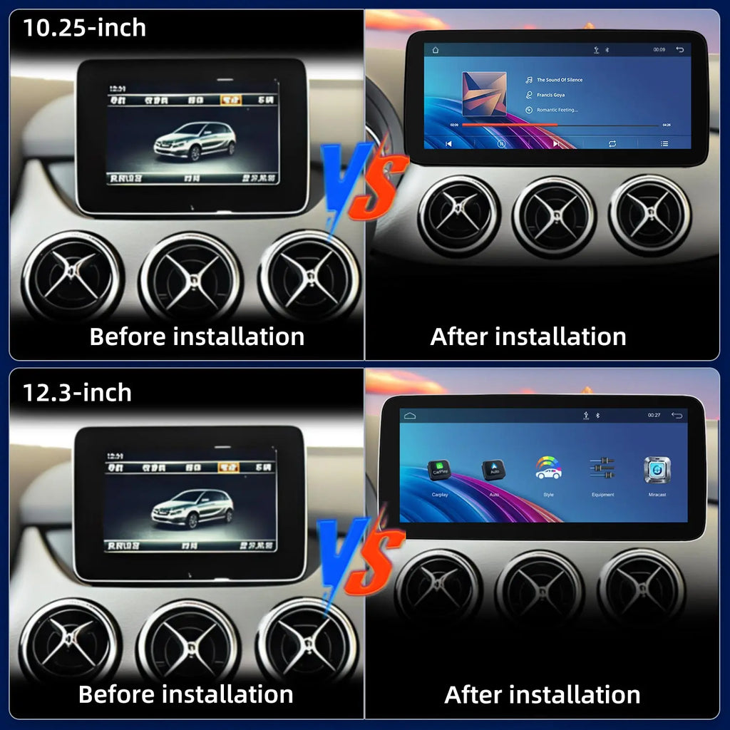 LED Interior Light Kit for Mercedes Bclass W242 NTG4 - Canbus Error-Free Interior Bulbs