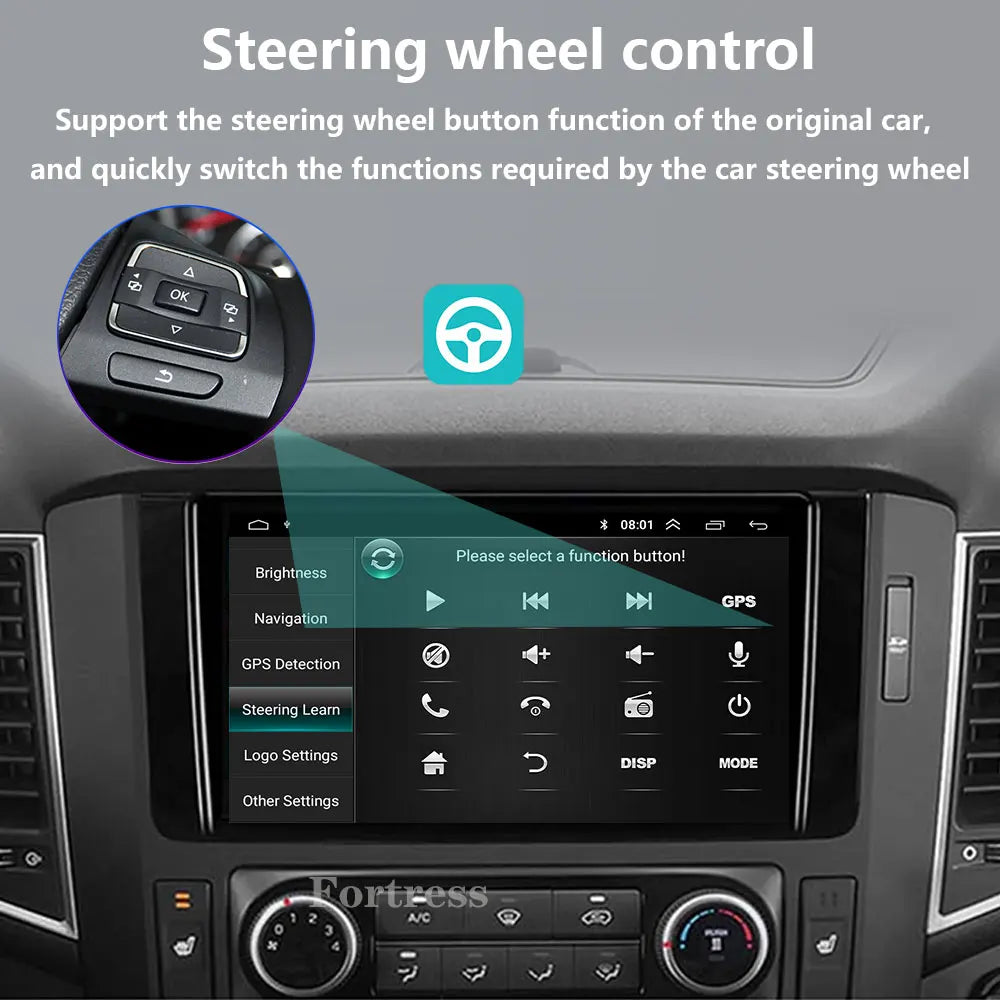 For Hyundai H350 / SOLATI 2015 - 2021 5G WIFI BT 4G LET NO DVD QLED Android 16 Car Radio M