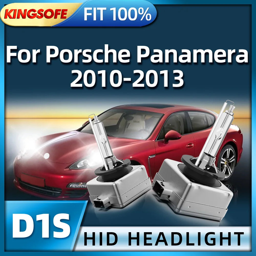 D1S 6000K HID Light Bulbs Xenon Headlight Car Headlamp 35W 12V For Porsche Panamera 2010 2