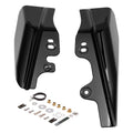 Motorcycle Black Mid-Frame Air Deflector For Harley Touring Street Electra Glide Road King FLHR  - Automotive LED Light