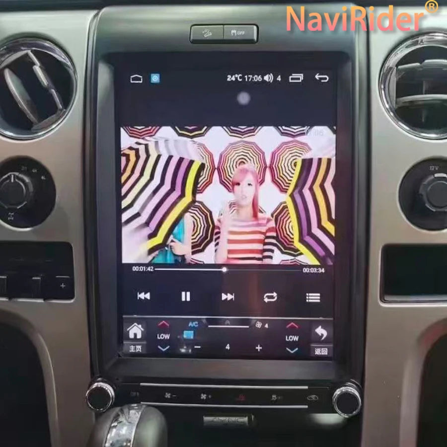 Android 15 Car Radio Stereo GPS Autoradio Head Unit For Ford F150 Raptor 2013-2015 DSP Mul