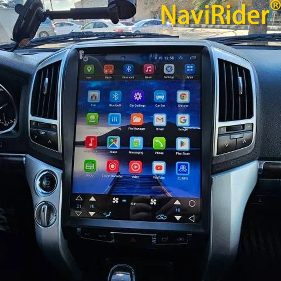 15.6" Car Radio Android 15 Screen For Toyota Land Cruiser 200 Landcruiser 2008-2015 LC200  | AUTOKITSHOP