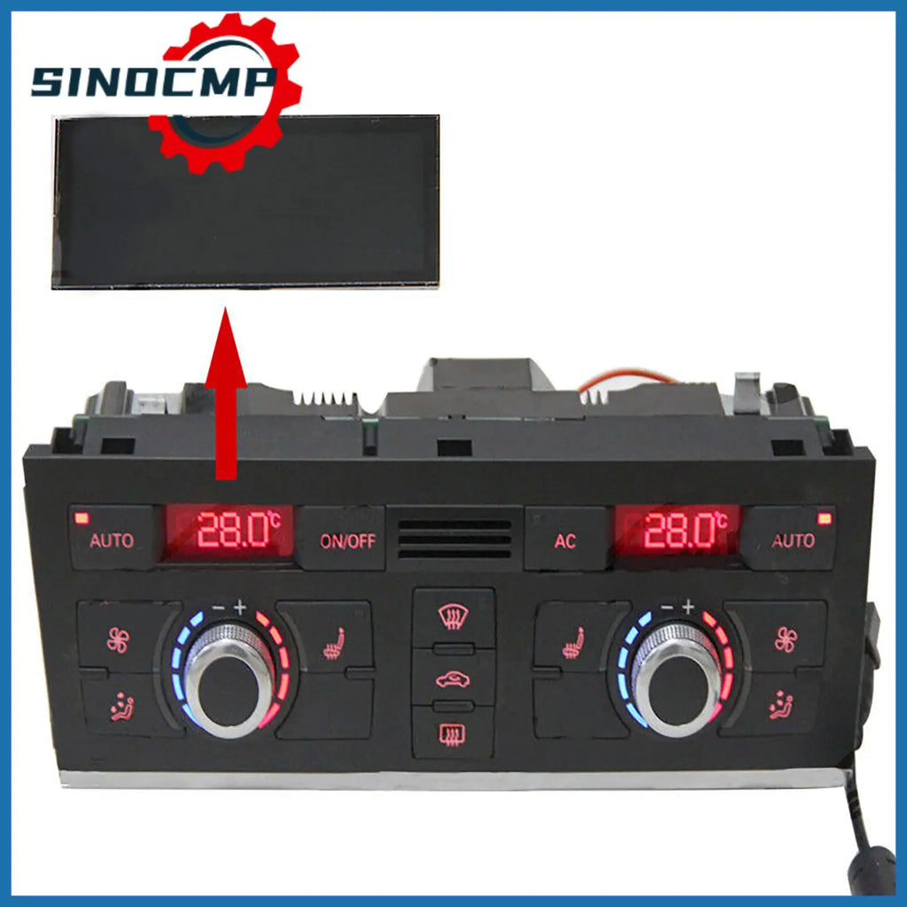 New LCD Display Screen Air Conditioning Panel Unit Display LCD Pixel Repair For Audi A6 (4