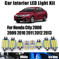 9-Piece LED Interior Light Kit for Honda City - Canbus Error-Free Bulbs | AUTOKITSHOP