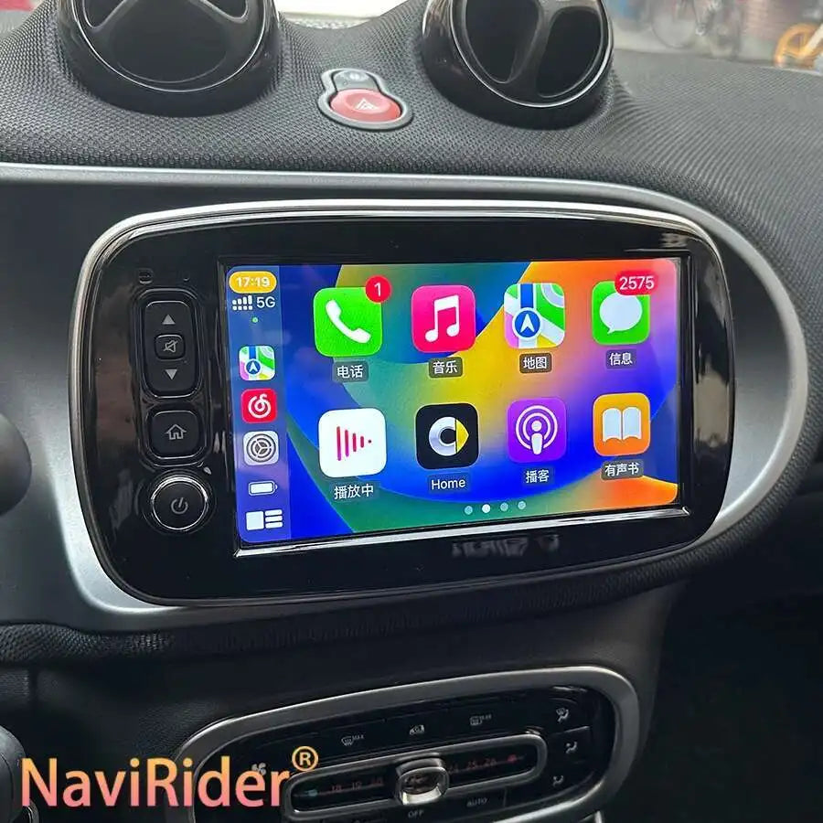 For Benz Smart 453 Fortwo 2014 - 2020 8inch Android 13 Screen Radio Car Multimedia Navigat