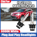 Plug And Play D4S Auto Headlamp 35W HID Xenon Headlight 6000K White 20000LM Front Lights 1