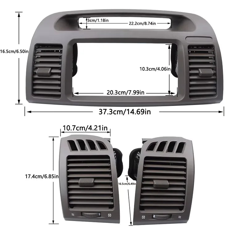 For TOYOTA 02-07 CAMRY Air Conditioning Outlet BEIGE Air Conditioning Outlet Panel Grille