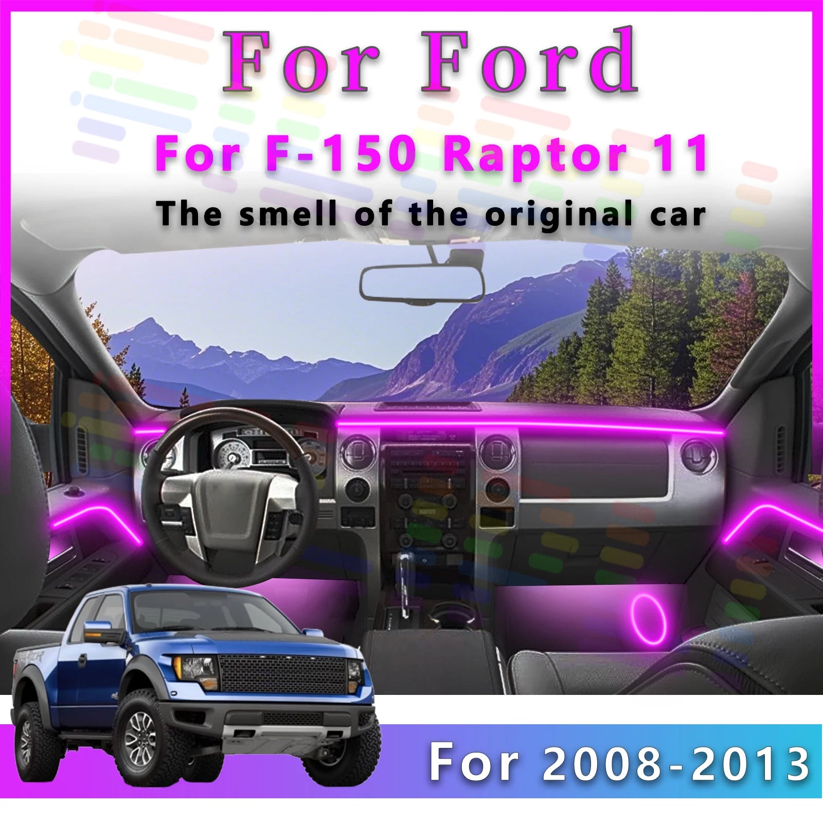 RGB - Ambient Light - for Ford - Car Interior Lighting | AUTOKITSHOP