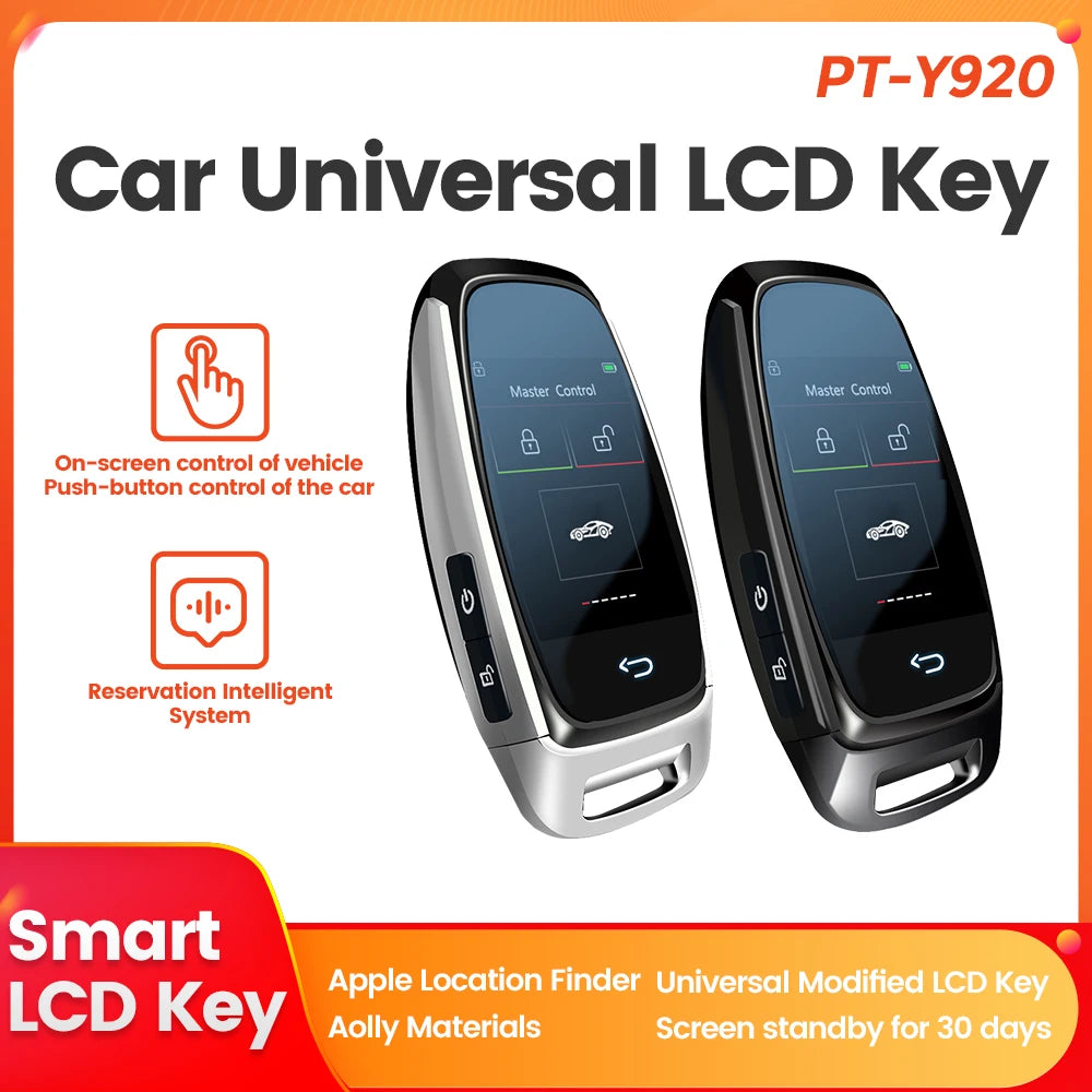 CF920 IPS NEW Car Universal LCD Key Remote Display Smart High-end Fashion Auto Lock Keyles