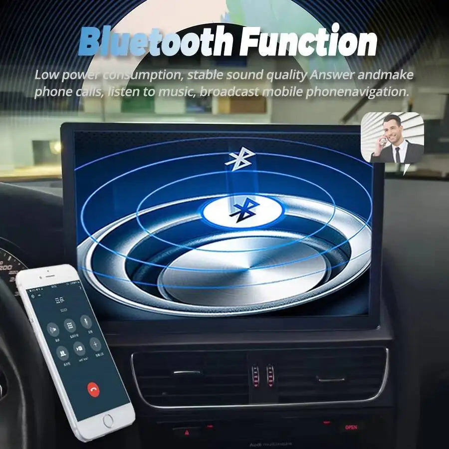 13.3Inch Android 2K Screen For AUDI A4 S4 B8 2013 2014 Stereo GPS Car Radio Multimedia Pla