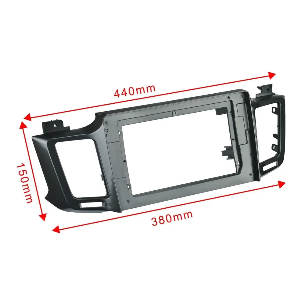 2 Din Car Fascia For Toyota RAV4 2015-2018 Panel Dash Installation Double Din Car Frame Fo | AUTOKITSHOP