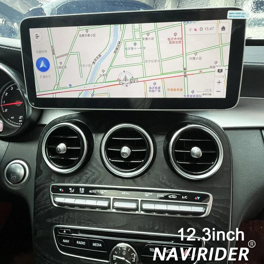 10.25/12.3inch Android 14 Carplay For Mercedes Benz C V GLC Class W446 W447 X253 W205 NTG