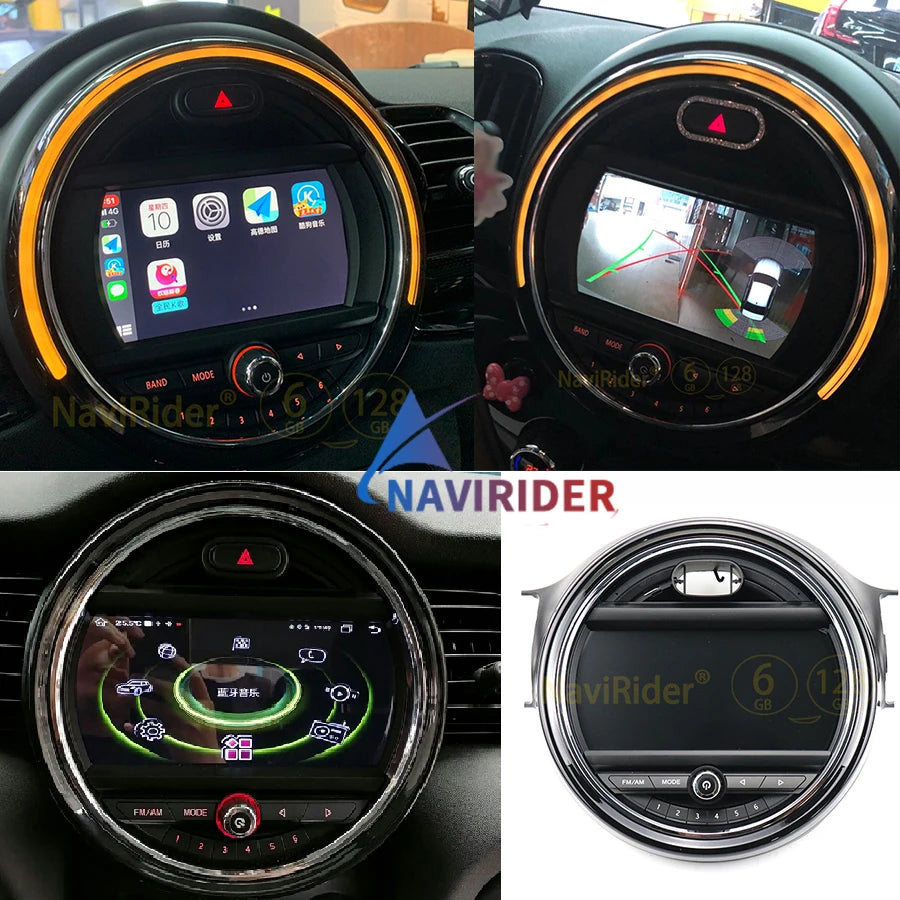 Navirider 128GB Video Player Multimedia GPS For BMW Mini One 2017 F55 COOPER F56 CLUBMAN F
