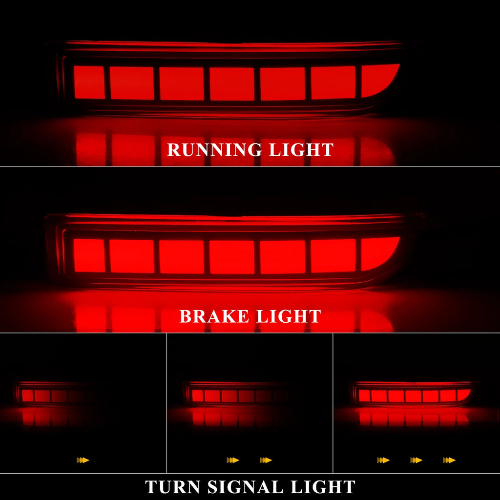 LED Rear Bumper Reflector Lights for Toyota RAV4 2006 2007 2008 2009 2010 2011 2012 For PR | AUTOKITSHOP